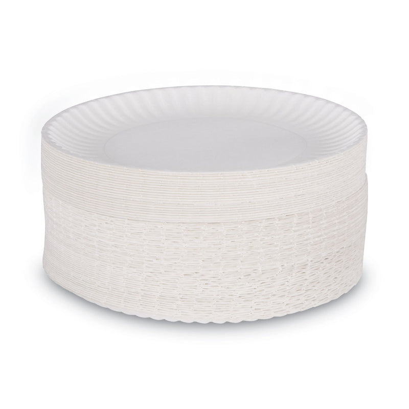 Dixie White Paper Plates, 9" dia, 250/Pack, 4 Packs/Carton