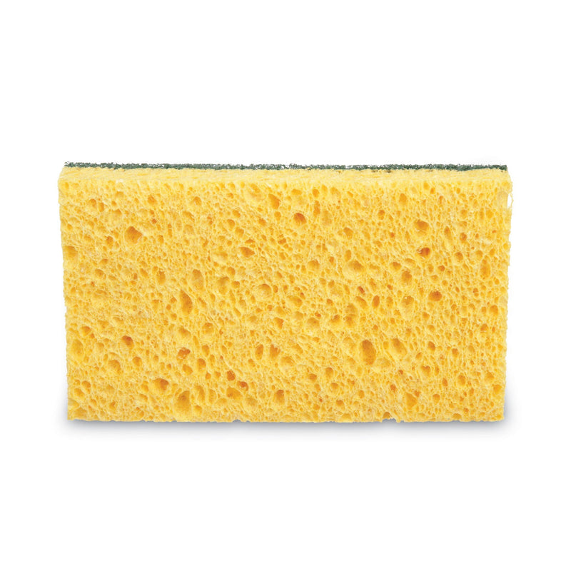 3M Niagara Medium Duty Scrubbing Sponge 74N, 3.6 x 6, 1" Thick, Yellow/Green, 20/Carton