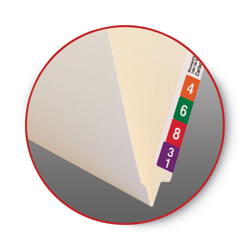 Smead Manila End Tab Fastener Folders with Reinforced Tabs, 11-pt Stock, 1 Fastener, Legal Size, Manila Exterior, 50/Box
