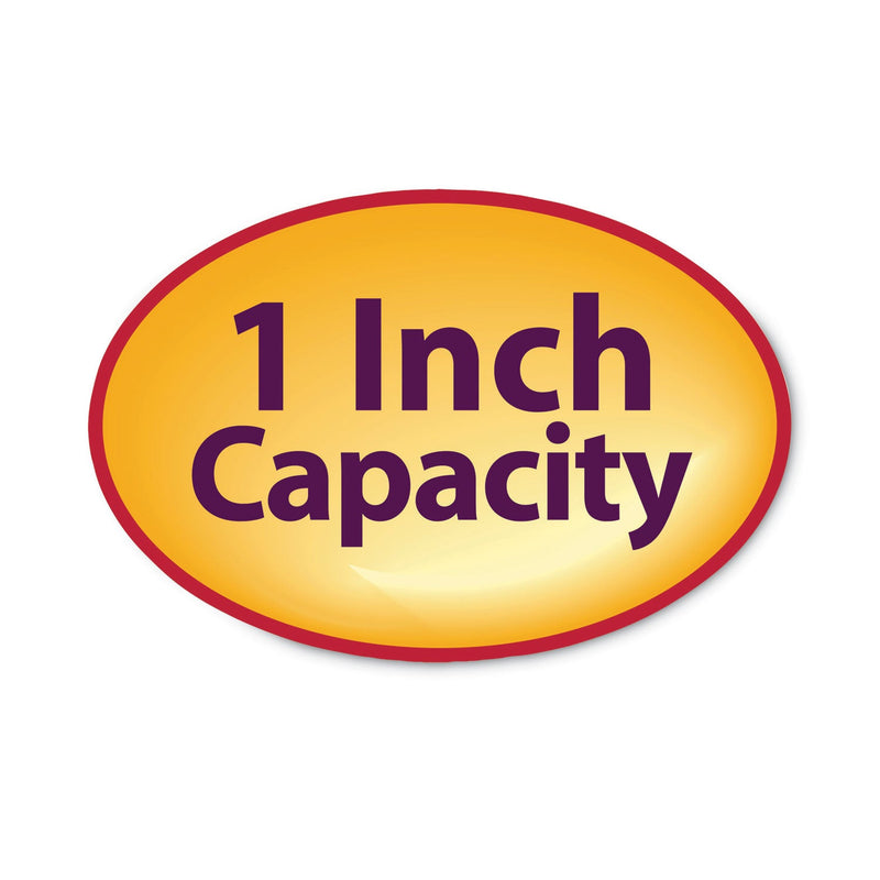 Smead Expanding Recycled Heavy Pressboard Folders, 1/3-Cut Tabs: Assorted, Letter Size, 1" Expansion, Blue, 25/Box