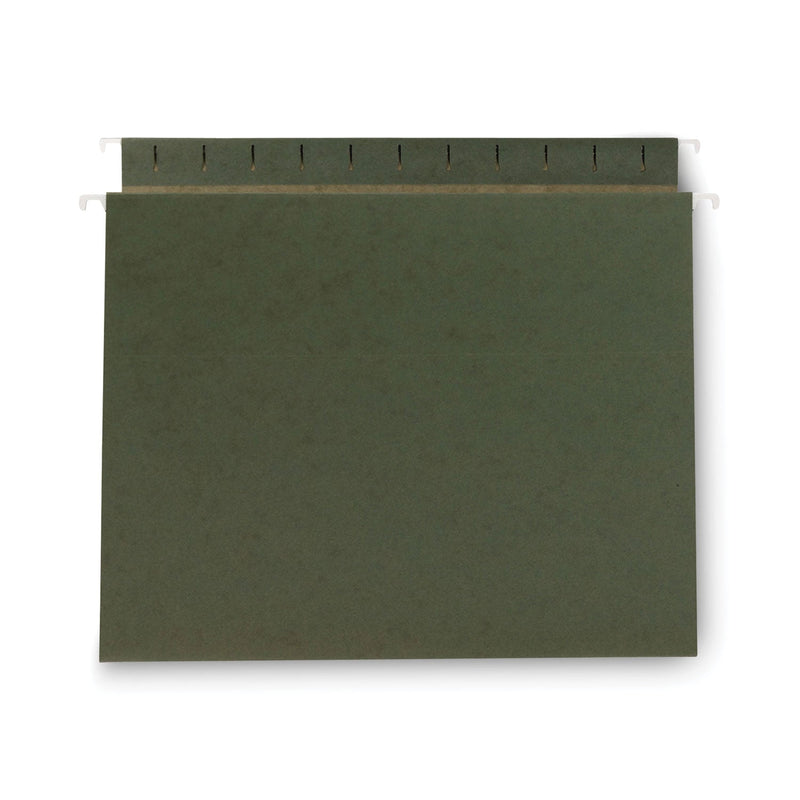 Smead Box Bottom Hanging File Folders, 2" Capacity, Letter Size, Standard Green, 25/Box