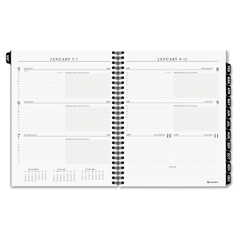 AT-A-GLANCE Executive Weekly/Monthly Planner Refill with Hourly Appointments, 8.75 x 6.88, White Sheets, 13-Month (Jan-Jan): 2023 to 2024
