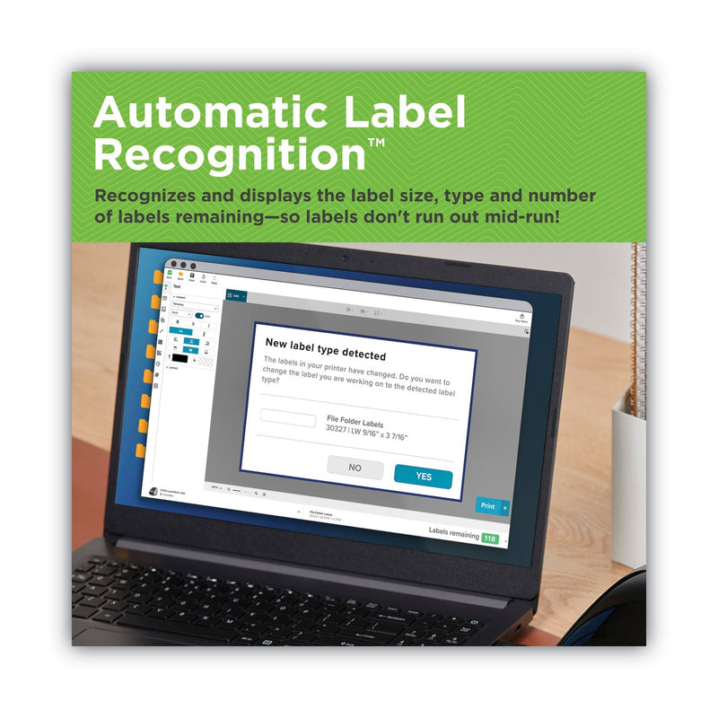 DYMO LabelWriter 550 Turbo Series Label Printer, 90 Labels/min Print Speed, 5.34 x 7.38 x 8.5