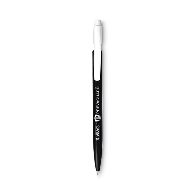 BIC PrevaGuard Media Clic Mechanical Pencils, 0.7 mm, HB (#2), Black Lead, 6 Black Barrel/6 Blue Barrel, Dozen