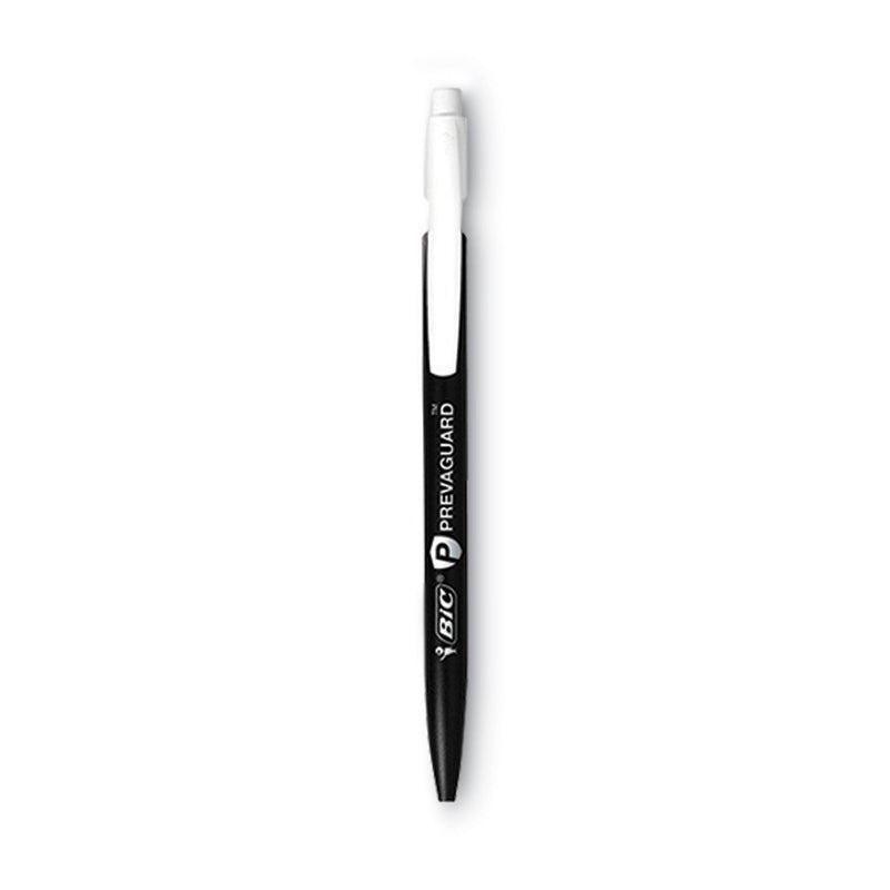 BIC PrevaGuard Media Clic Mechanical Pencils, 0.7 mm, HB (#2), Black Lead, 6 Black Barrel/6 Blue Barrel, Dozen