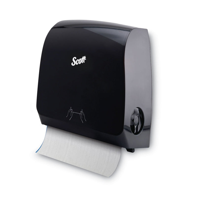 Scott Control Slimroll Manual Towel Dispenser, 12.65 x 7.18 x 13.02, Black