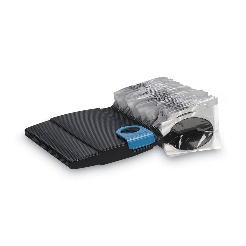 Dixie SmartStock Wrapped Heavy-Weight Cutlery Refill, Teaspoon, Black, 960/Carton