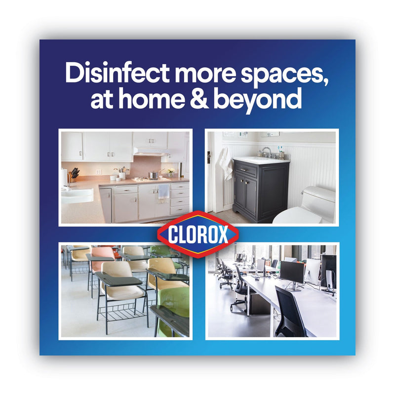 Clorox Disinfecting Wipes, 7 x 8, Fresh Scent/Citrus Blend, 75/Canister, 3/Pack