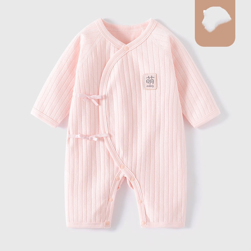 Newborn Baby Bodysuit Boneless Onesie Long Sleeves