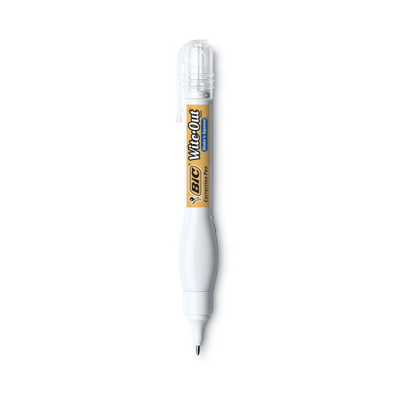 BIC Wite-Out Shake 'n Squeeze Correction Pen, 8 mL, White