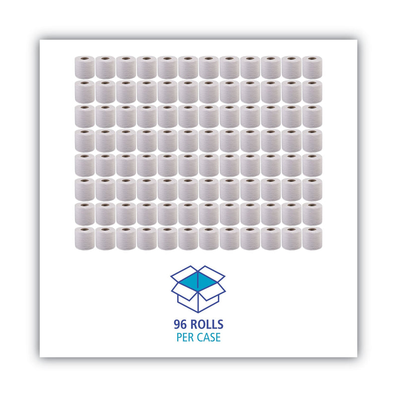 Boardwalk 2-Ply Toilet Tissue, Septic Safe, White, 400 Sheets/Roll, 96 Rolls/Carton