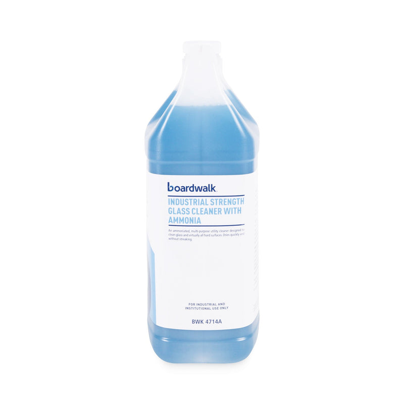 Boardwalk Industrial Strength Glass Cleaner with Ammonia, 1 gal Bottle