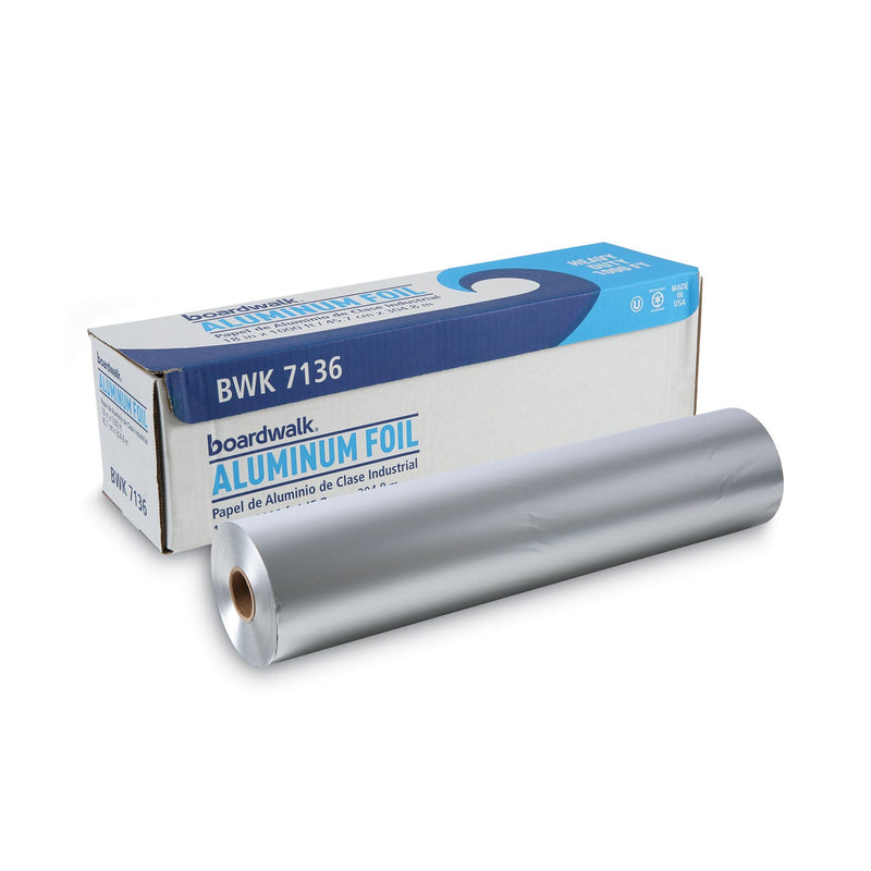 Boardwalk Heavy-Duty Aluminum Foil Roll, 18" x 1,000 ft
