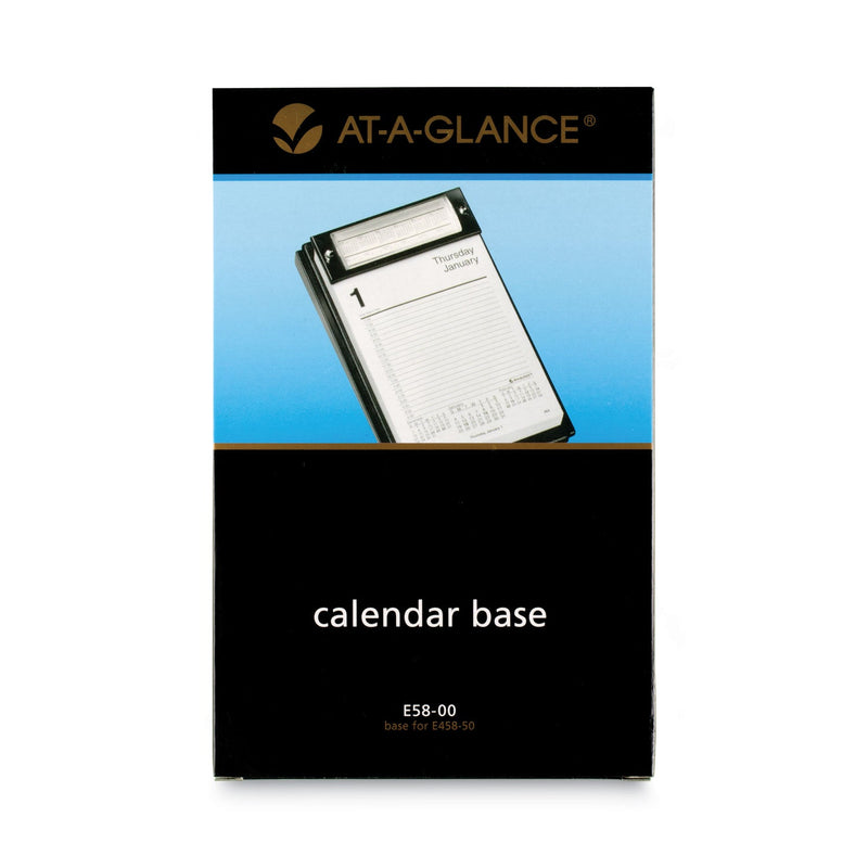 AT-A-GLANCE Base for 5 x 8 Tear-Off Daily Desk Calendar, 5 x 8, Black