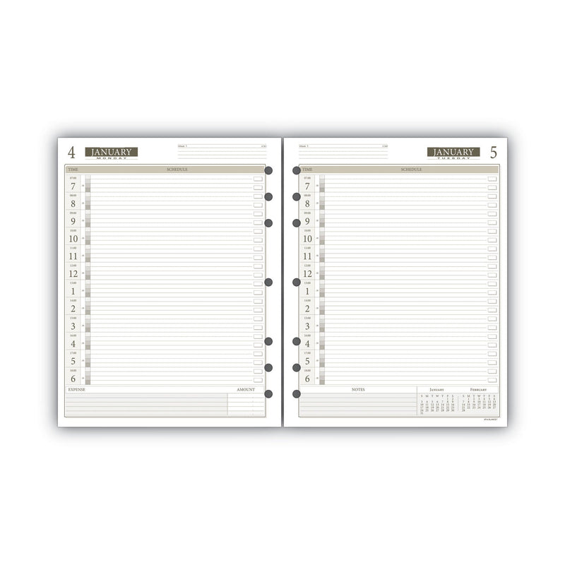 AT-A-GLANCE 1-Page-Per-Day Planner Refills, 11 x 8.5, White Sheets, 12-Month (Jan to Dec): 2023