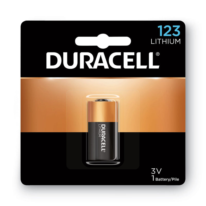 Duracell Specialty High-Power Lithium Battery, 123, 3 V