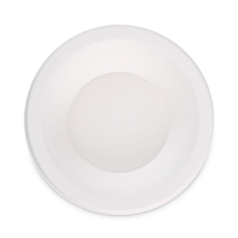 Boardwalk Bagasse Dinnerware, Bowl, 12 oz, White, 1,000/Carton