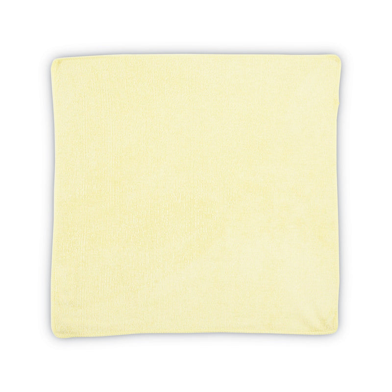 Rubbermaid Microfiber Cleaning Cloths, 16 x 16, Yellow, 24/Pack