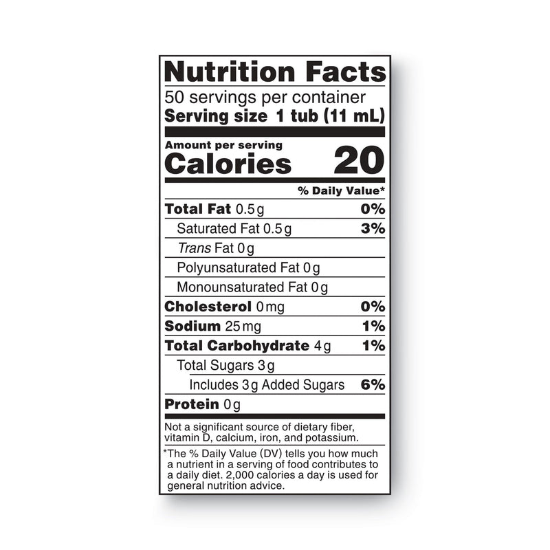 Coffee mate Natural Bliss Dairy Creamers, Vanilla Oatmilk, 0.38 oz, Mini Cups, 50/Box