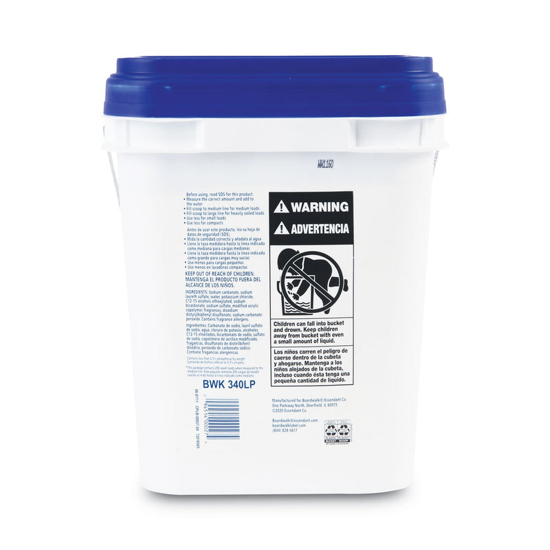 Boardwalk Laundry Detergent Powder, Crisp Clean Scent, 18 lb Pail