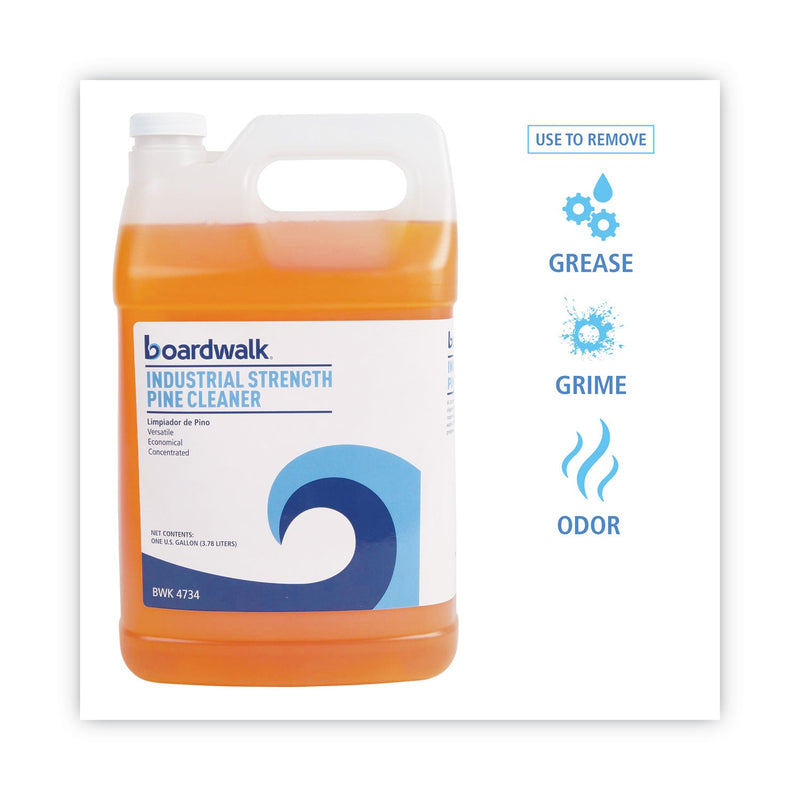 Boardwalk Industrial Strength Pine Cleaner, 1 gal Bottle, 4/Carton