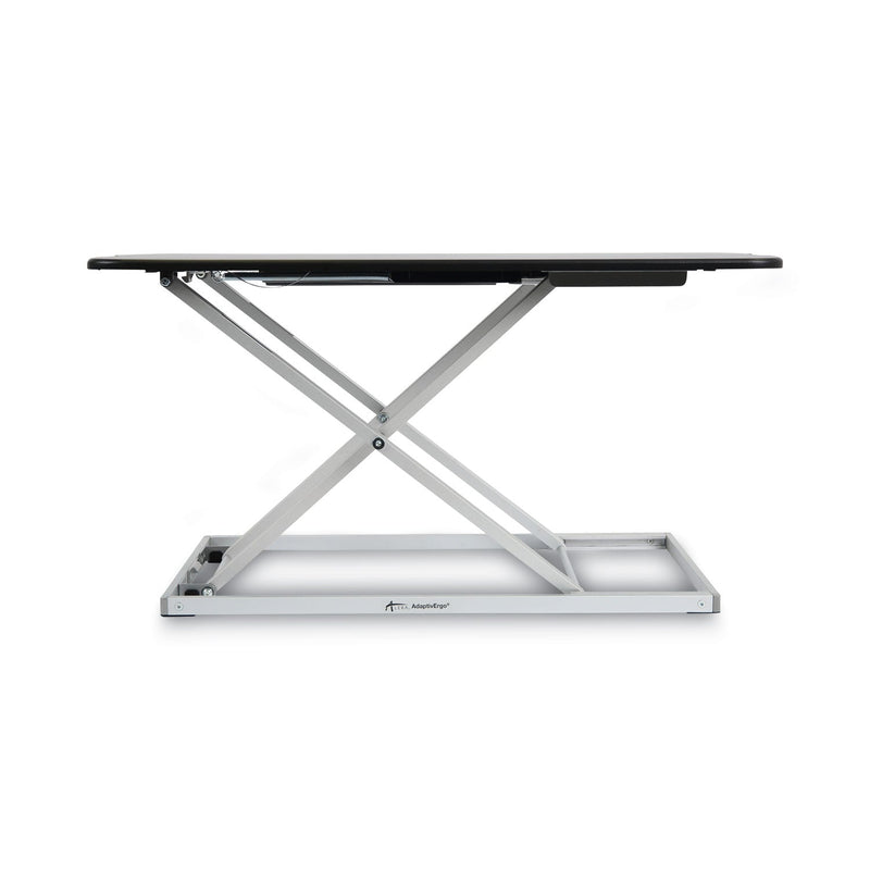 Alera AdaptivErgo Laptop Lifting Workstation, 31.25" x 12.63" x 1.38" to 16", Black/Silver