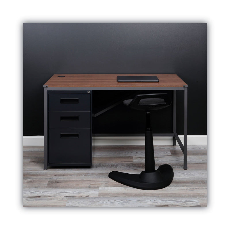 Alera File Pedestal, Left or Right, 3-Drawers: Box/Box/File, Legal/Letter, Charcoal, 14.96" x 19.29" x 27.75"