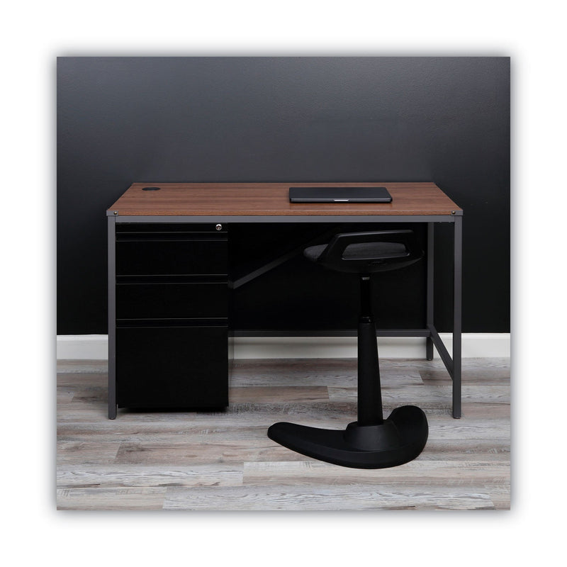 Alera File Pedestal with Full-Length Pull, Left or Right, 3-Drawers: Box/Box/File, Legal/Letter, Black, 14.96" x 19.29" x 27.75"