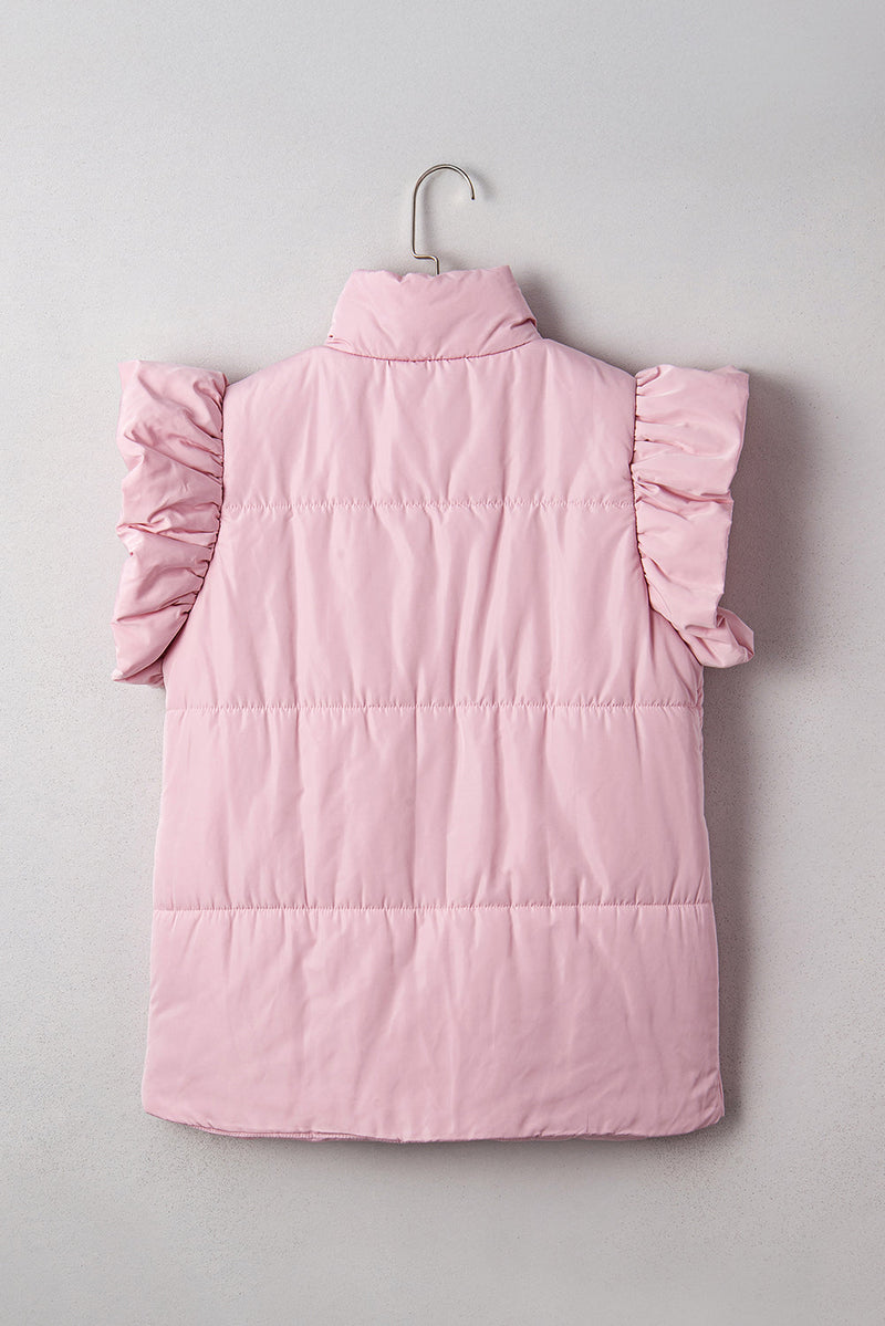Ava Sleeve Snap Puffer Vest