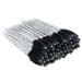 100PCS Eyelash Mascara Brushes, Disposable Lash Spoolies, Crystal Mascara Wands Makeup Kits for Eyelash Extensions and Eyebrow (Pink)