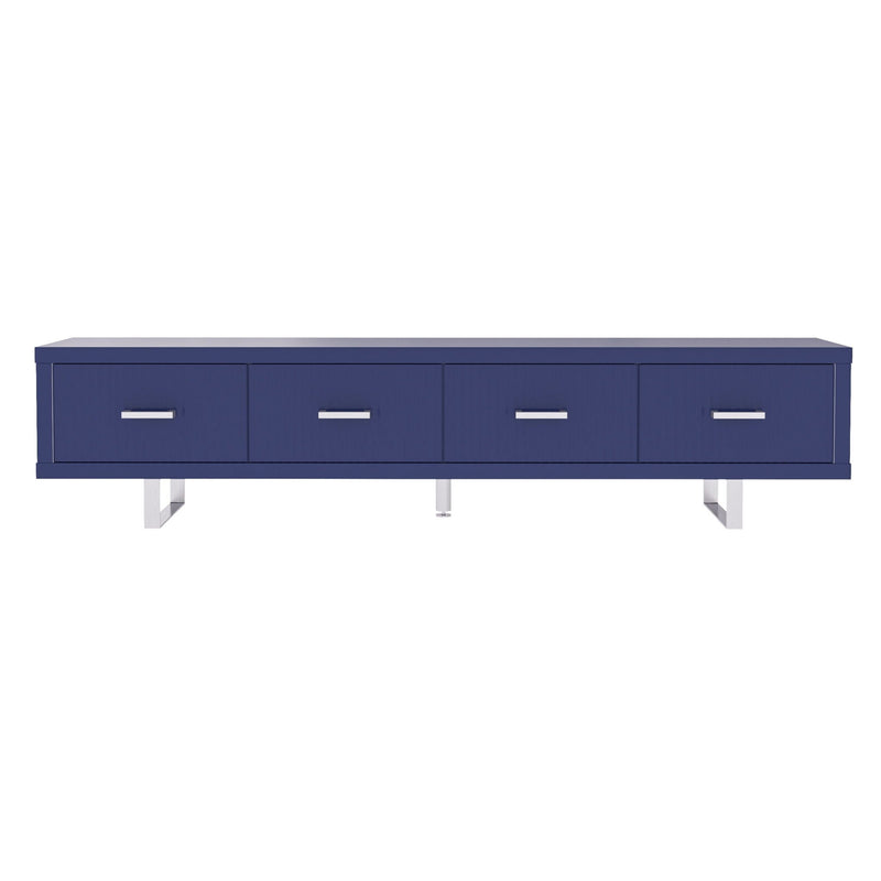 TV Stand With Slatted Drawers
