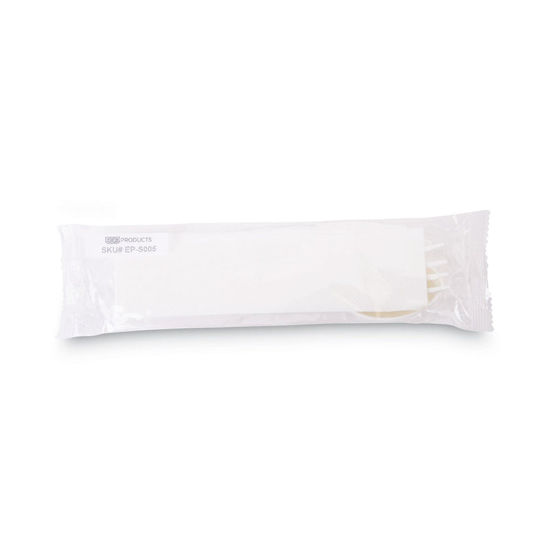 Eco-Products PolystyreneM Wrapped Cutlery Kit, White, 250/Carton