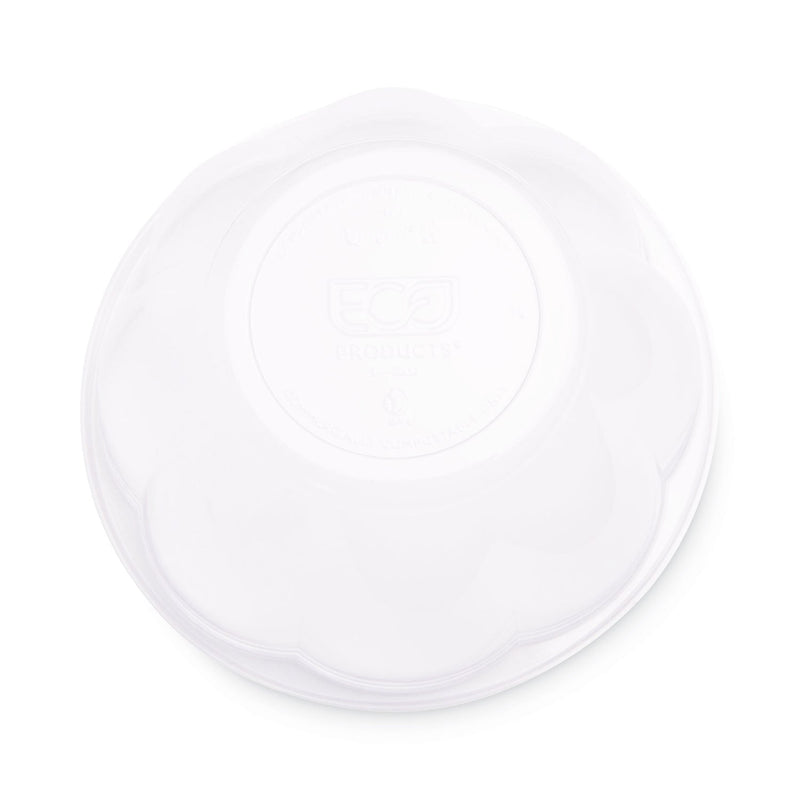 Eco-Products Renewable and Compostable Salad Bowls with Lids, 32 oz, Clear, Plastic, 50/Pack, 3 Packs/Carton