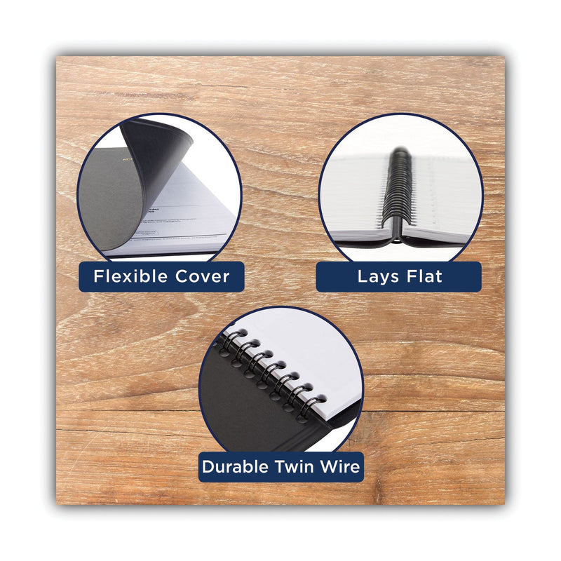 AT-A-GLANCE Recycled Monthly Planner with Perforated Memo Section, 8.75 x 7, Black Cover, 12-Month (Jan to Dec): 2023