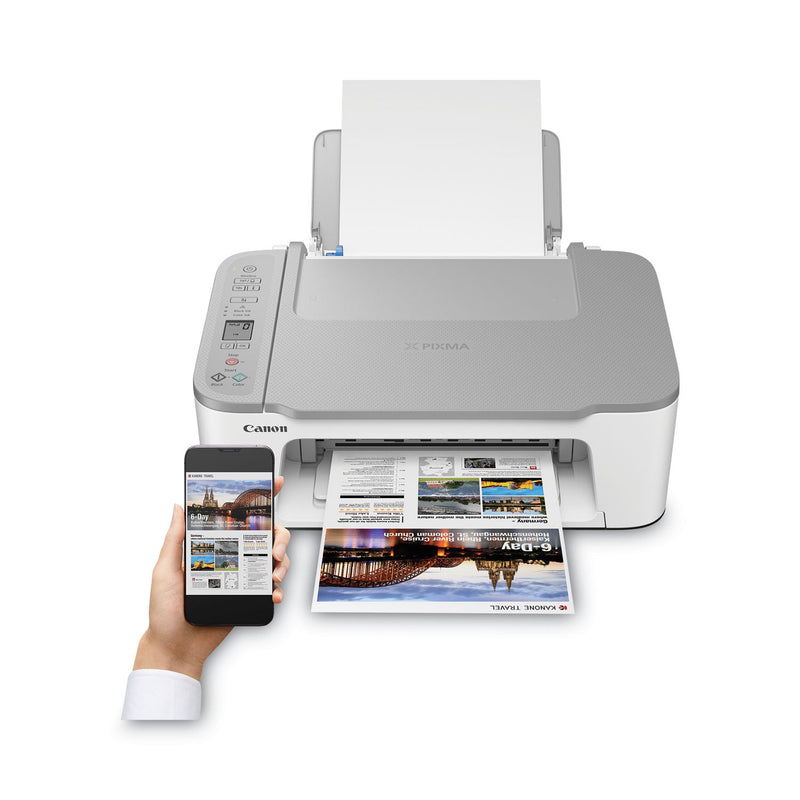 Canon PIXMA TS3520 Wireless All-in-One Printer, Copy/Print/Scan, White