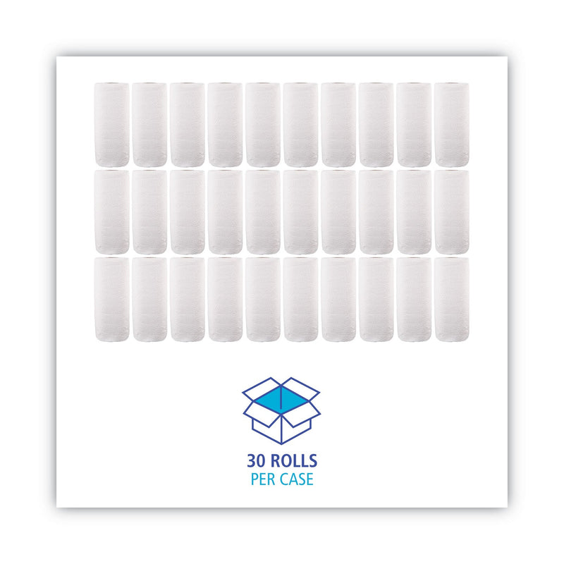 Boardwalk Kitchen Roll Towel, 2-Ply, 11 x 8, White, 70/Roll, 30 Rolls/Carton