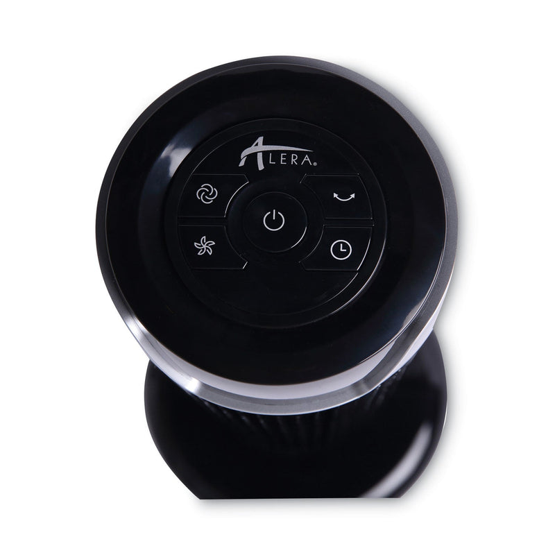 Alera 36" 3-Speed Oscillating Tower Fan with Remote Control, Plastic, Black
