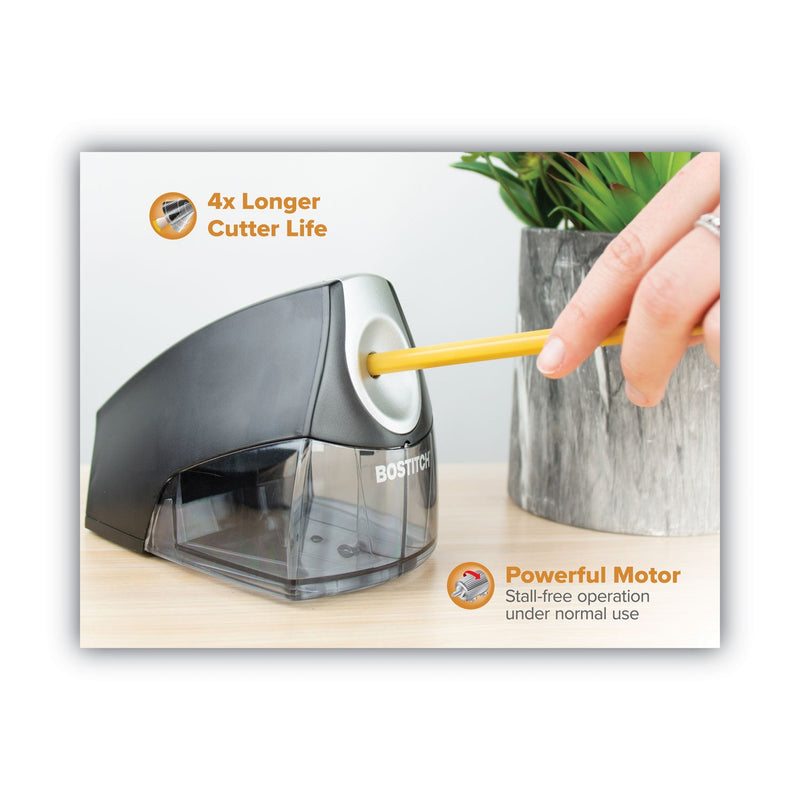 Bostitch Personal Electric Pencil Sharpener, AC-Powered, 4.25 x 8.4 x 4, Black