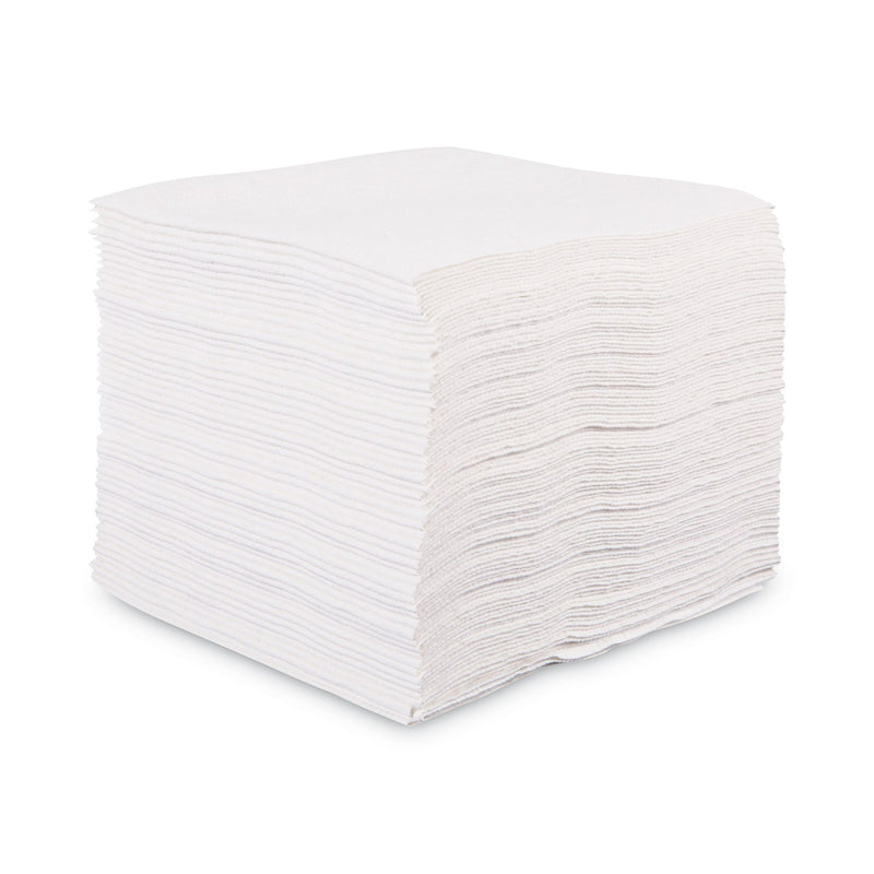 Boardwalk DRC Wipers, 12 x 13, White, 90 Bag, 12 Bags/Carton