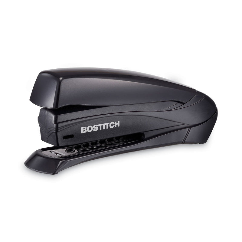 Bostitch Inspire Spring-Powered Full-Strip Stapler, 20-Sheet Capacity, Black