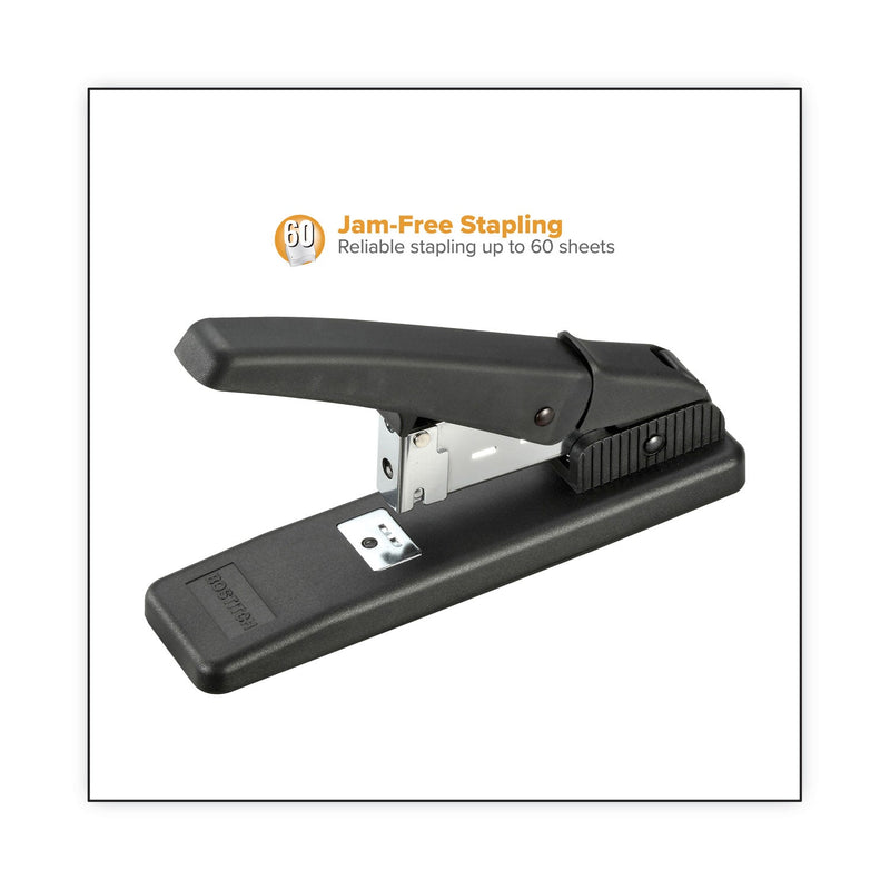 Bostitch Stanley NoJam Desktop Heavy-Duty Stapler, 60-Sheet Capacity, Black