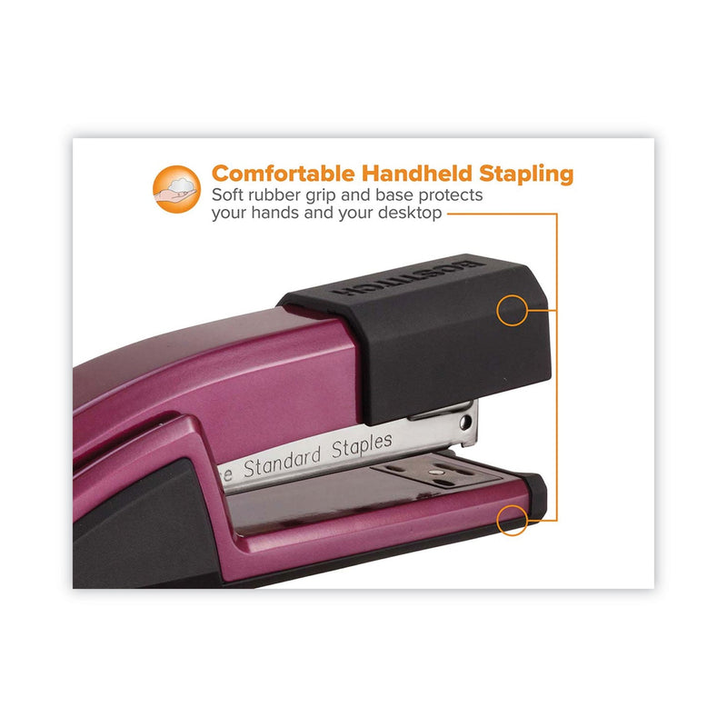 Bostitch Epic Stapler, 25-Sheet Capacity, Magenta
