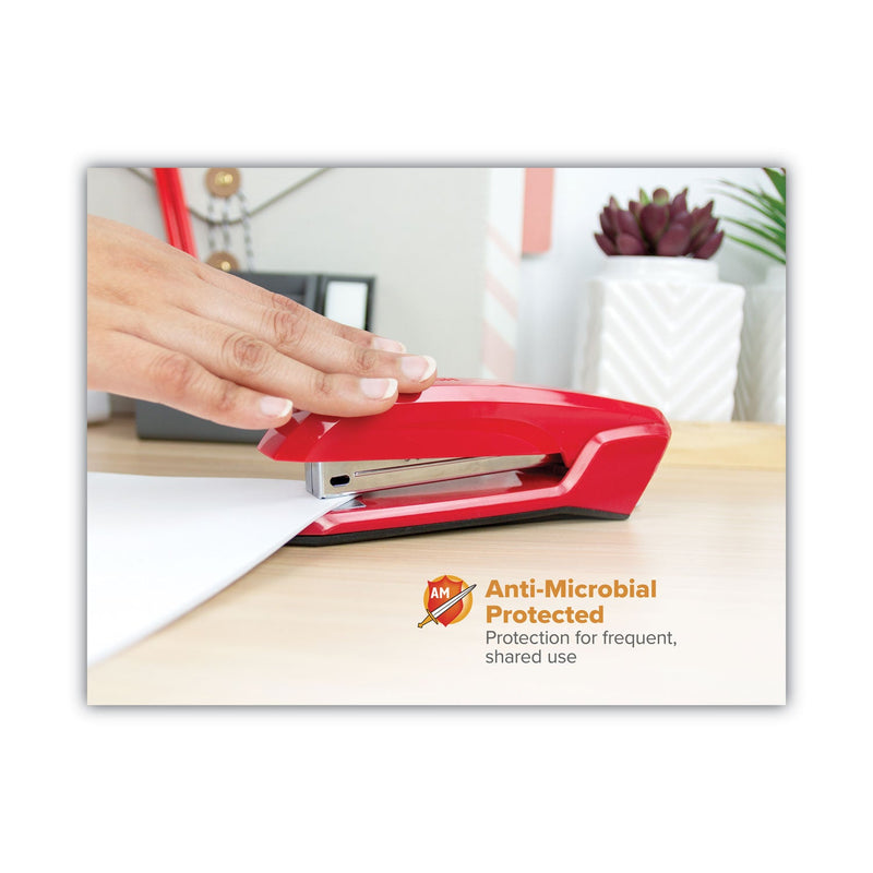 Bostitch Ascend Stapler, 20-Sheet Capacity, Red