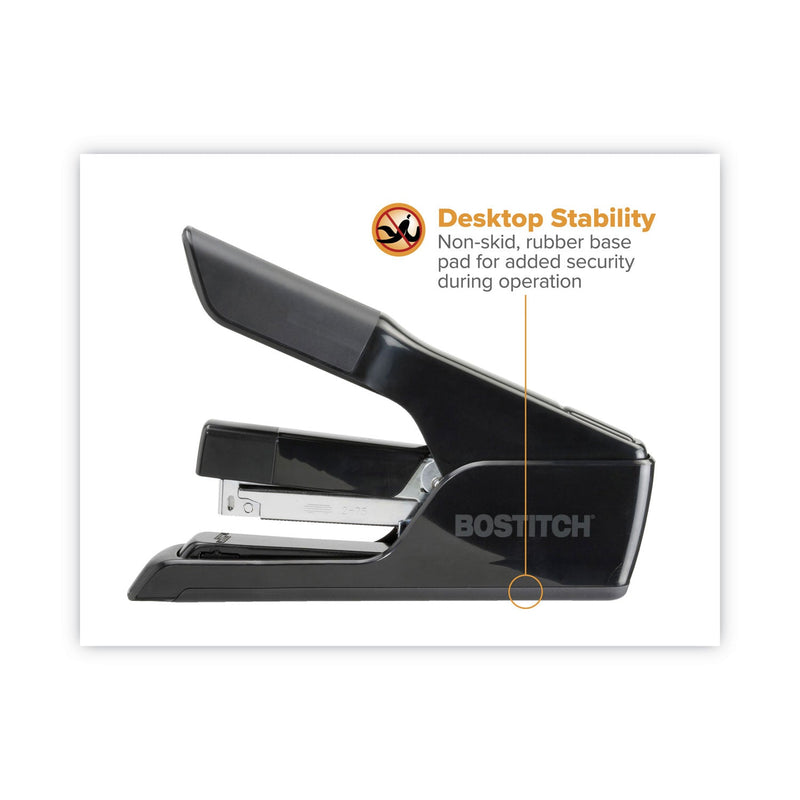 Bostitch EZ Squeeze 75 Stapler, 75-Sheet Capacity, Black