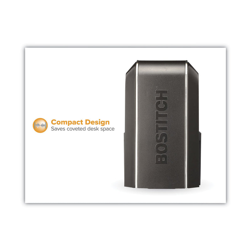 Bostitch Vertical Battery Pencil Sharpener, Battery-Powered, 3 x 3 x 5.13, Black