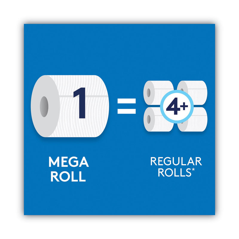 Cottonelle Ultra CleanCare Toilet Paper, Strong Tissue, Mega Rolls, Septic Safe, 1-Ply, White, 340 Sheets/Roll, 6 Rolls/Pk, 6 Pks/Carton