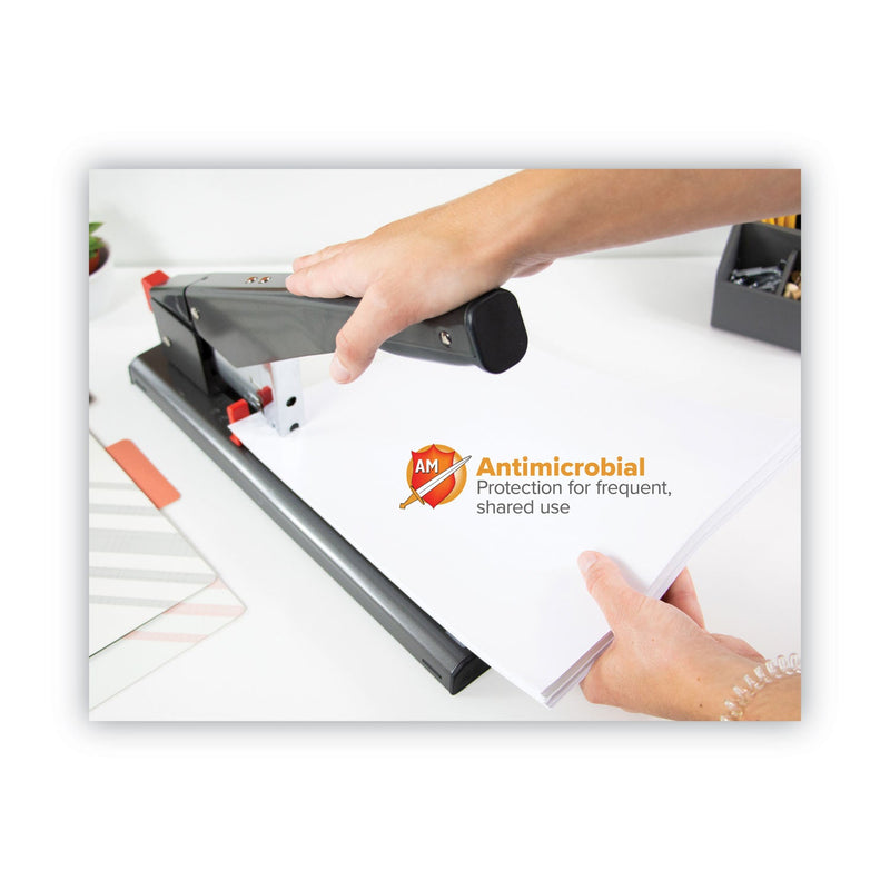 Bostitch Antimicrobial 215-Sheet Extra Heavy-Duty Stapler, 215-Sheet Capacity, Black