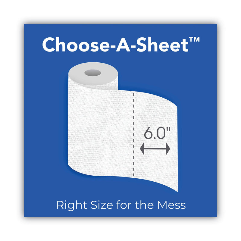 Scott Choose-A-Sheet Mega Kitchen Roll Paper Towels, 1-Ply, 7.31 x 11, White, 102/Roll, 30 Rolls Carton