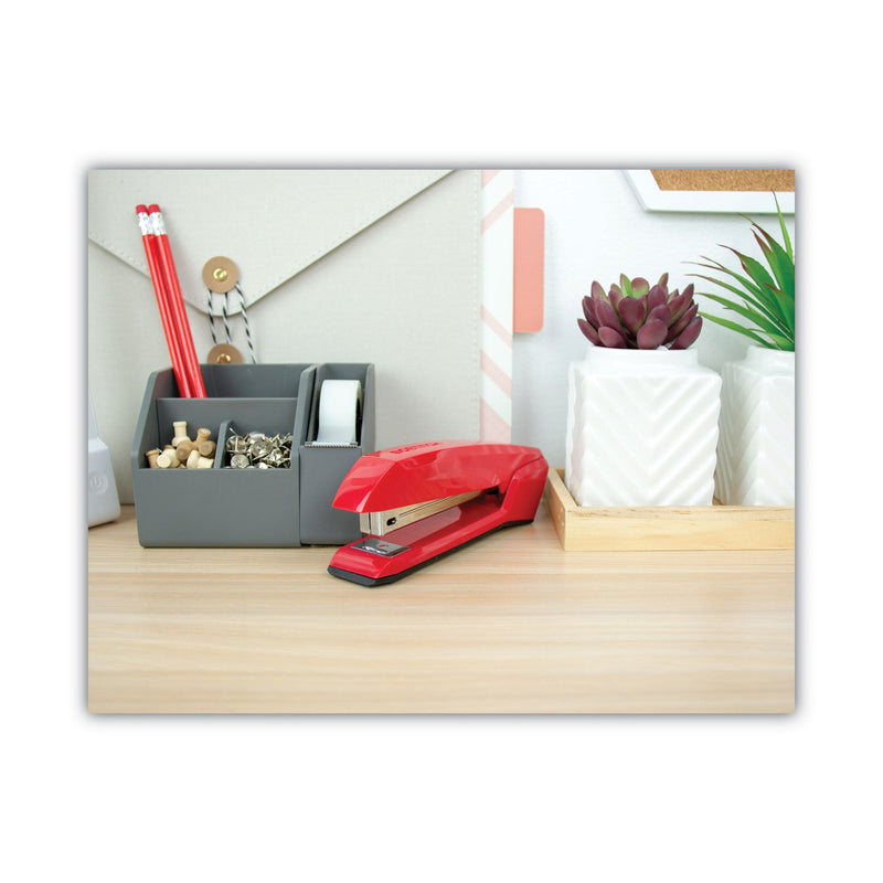Bostitch Ascend Stapler, 20-Sheet Capacity, Red