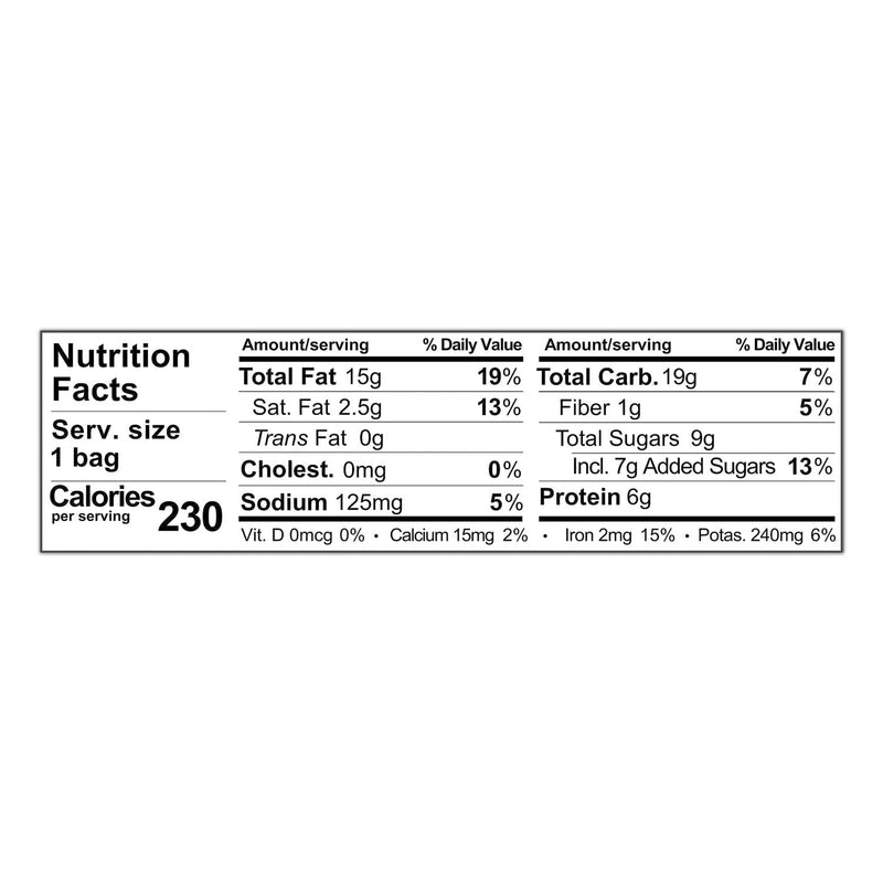 Sahale Snacks Glazed Mixes, Cashew Pom Vanilla, 1.5 oz, 18/Carton